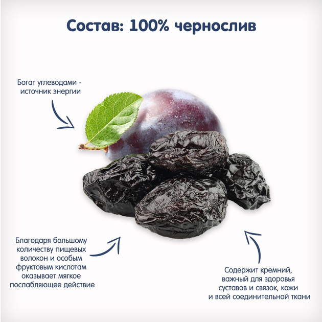 Фруктове органічне пюре Fleur Alpine Чорнослив 90 г (5024688001031) - зображення 4