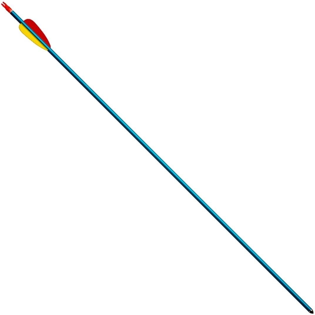 Стрела для лука Man Kung MK-AAL29 алюминий Голубая (1000105) - изображение 1