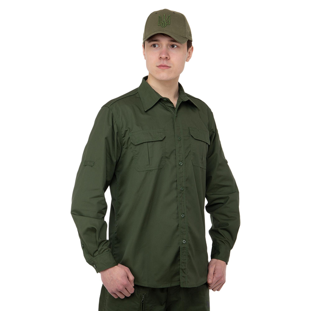 Сорочка тактична Military Rangers ZK-JK6005 Колір: Оливковий розмір: XL (48-50) - зображення 1