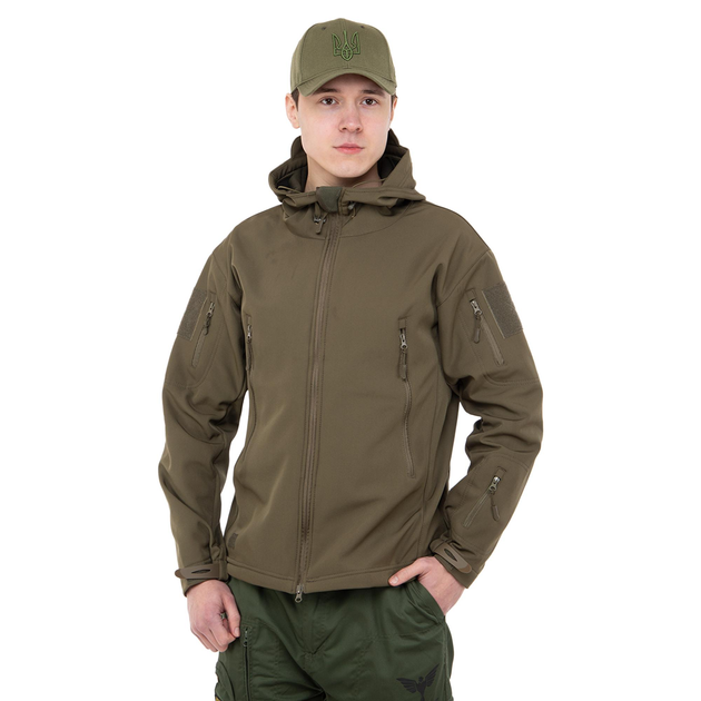 Куртка тактическая флисовая SP-Sport TY-7491 Цвет: Оливковый размер: 3XL (54-56) - изображение 1