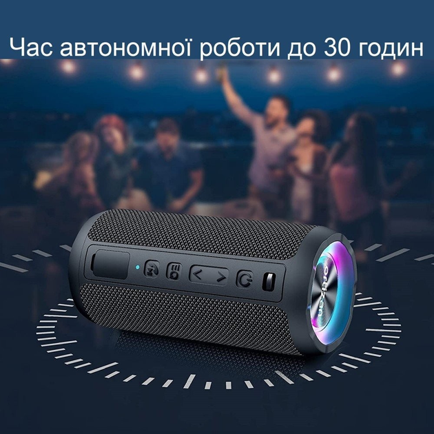 Портативная Колонка Ortizan X10 Black (DT) - изображение 8