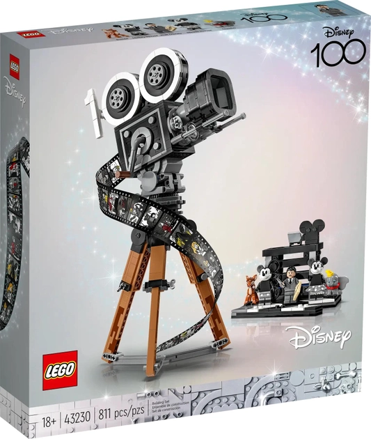 Zestaw klocków Lego Disney Kamera Walta Disneya 811 części (43230) - obraz 2