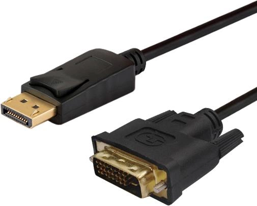 Kabel Savio CL-106 DisplayPort - DVI 1.8 m Czarny (SAVKABELCL-106) - obraz 1