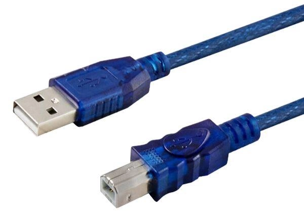 Kabel do drukarki Savio CL-131 USB 2.0 1,8m (SAVKABELCL-131) - obraz 1