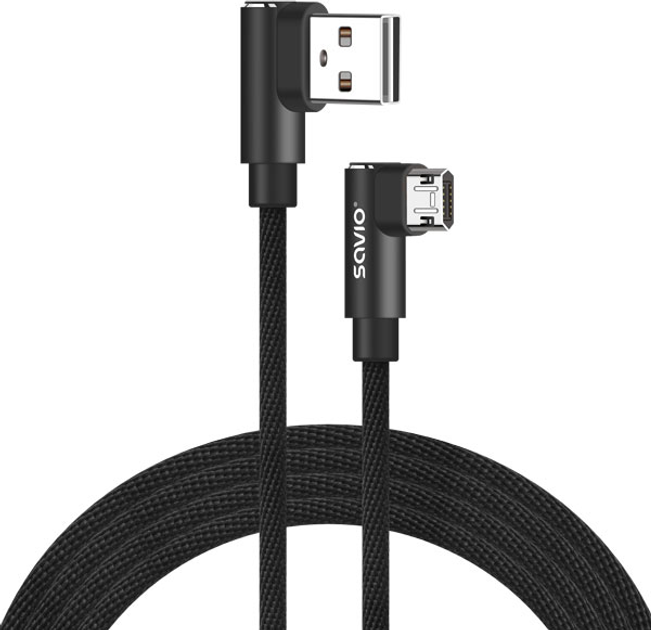 Kabel Savio CL-162 USB - micro-USB 2 m (SAVKABELCL-162) - obraz 1