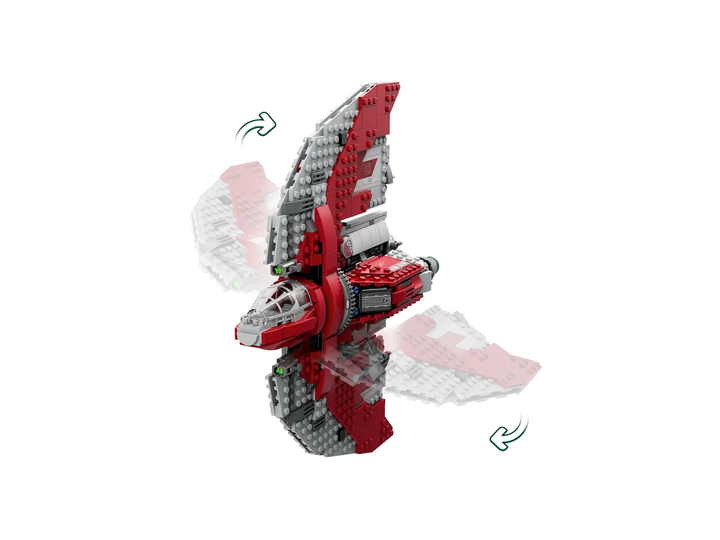 Zestaw klocków LEGO Star Wars Prom kosmiczny Jedi T-6 Ahsoki Tano 601 element (75362) - obraz 4