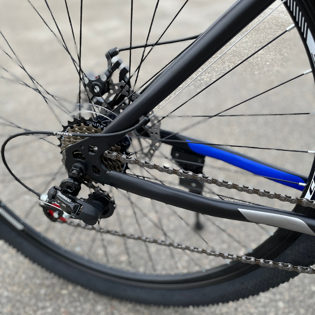 Велосипед CrossBike 27,5" Storm Рама-19,5" Чорно-Синий - Фото 5 Велосипед CrossBike 27,5" Storm Рама-19,5" Чорно-Синий - зображення 5