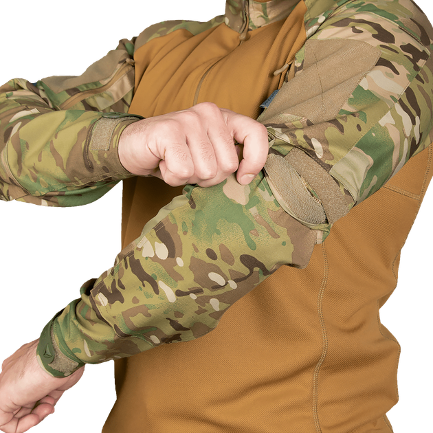 Бойова сорочка CM Raid Twill/CoolPass Pique Multicam/Койот (7047), XL - зображення 7
