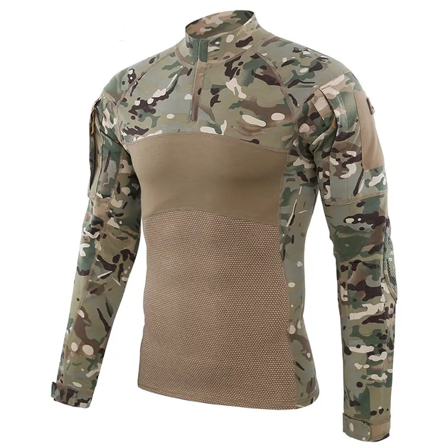 Убакс тактическая боевая рубашка с рукавом ClefersTac UBACS - XL, Мультикам (50230758) - изображение 1