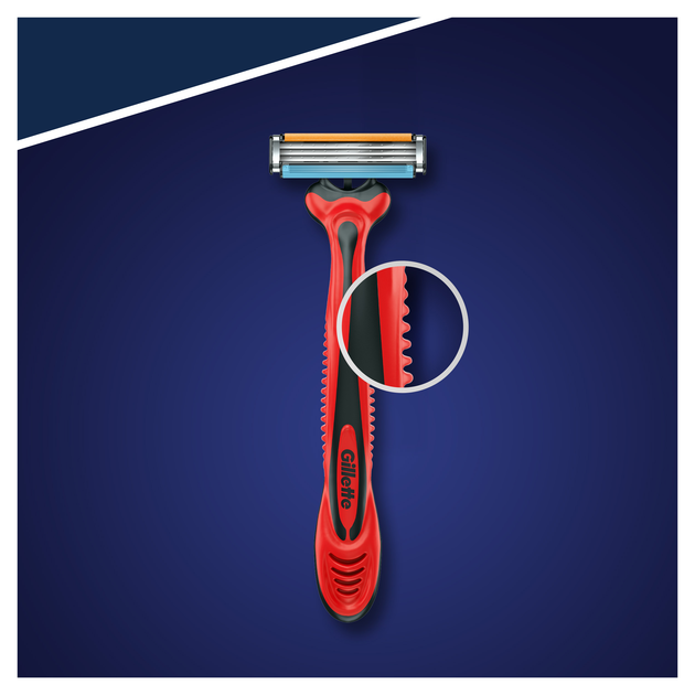 Одноразові станки для гоління чоловічі Gillette Blue3 Nitro 6 шт (7702018362585) - зображення 3