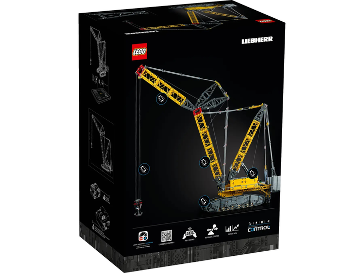 Zestaw klocków LEGO Technic Żuraw gąsienicowy Liebherr LR 13000 2883 części (42146) - obraz 9