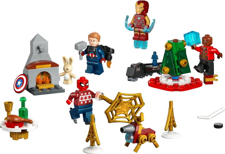Конструктор LEGO Marvel Avengers Новорічний календар 243 деталей (76267) - зображення 2