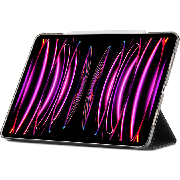 Чехол книжка Spigen Liquid Air Folio со складной крышкой для iPad 12.9 2020-2022 M1/M2, Black - изображение 8
