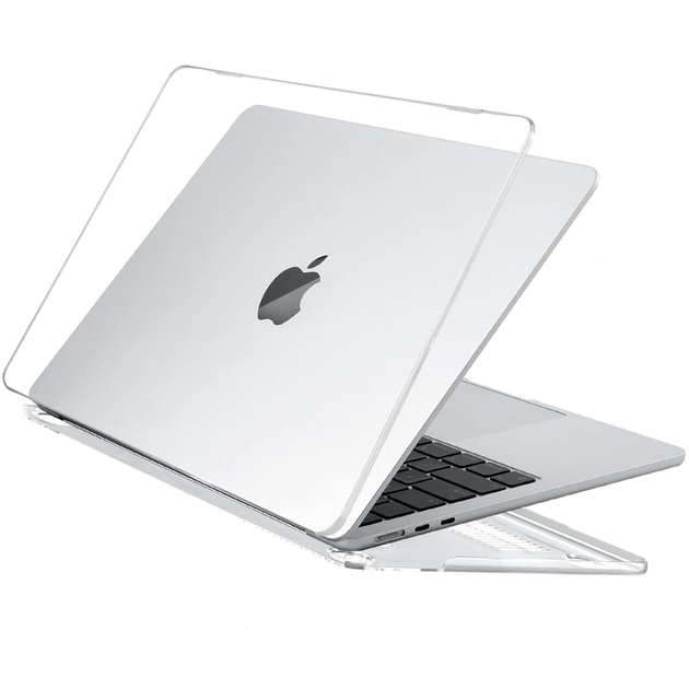 Чехол накладка Hardshell Case для MacBook Air 15 M2, Crystal Clear - изображение 2