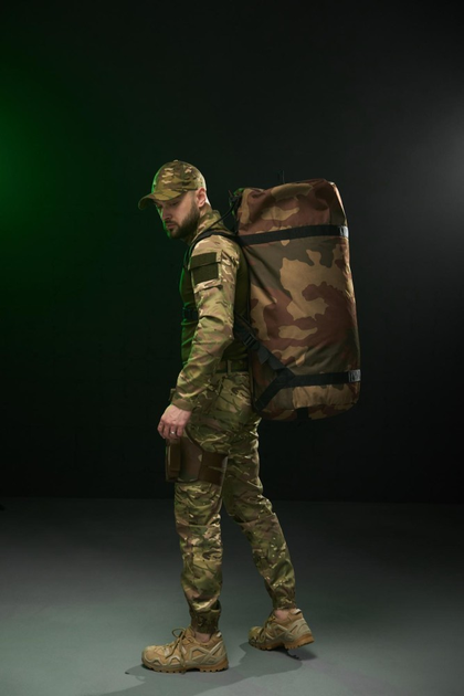 Тактический рюкзак баул Int мужской 100 л камуфляж М-35305 - изображение 1