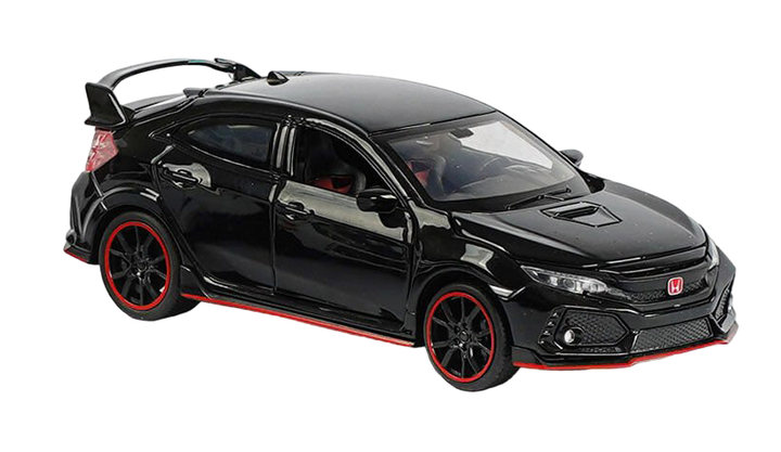 Машинка металева дитяча Honda Civic Auto Expert Чорний - Фото 3 Машинка металева дитяча Honda Civic Auto Expert Чорний - зображення 3