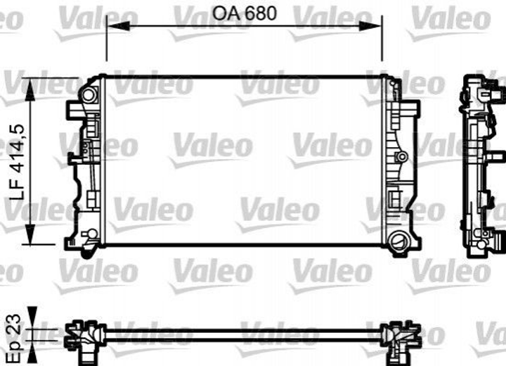 Радіатор Valeo (734926) - зображення 1