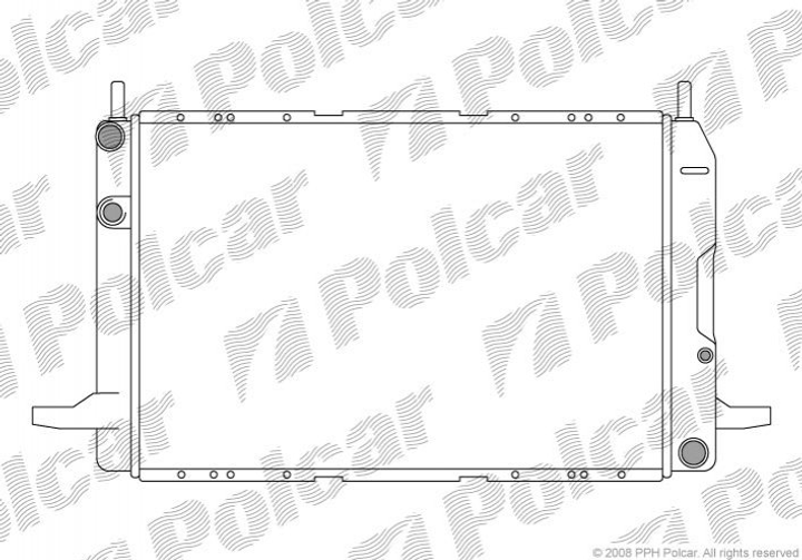 Радіатор охолодження Ford Scorpio 1.8/2.0 04.85-09.94 Polcar (322308A4) - зображення 1