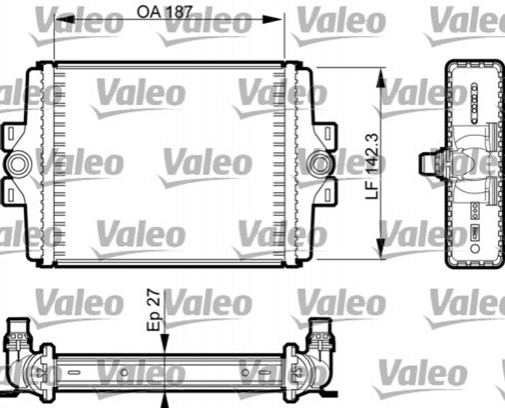 Радіатор охолоджування Valeo (735467) - зображення 1