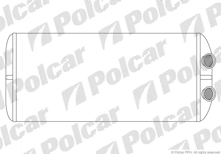 Радиатор отопления салона CITROEN BERLINGO 1.6-2.0D 12.99- Polcar (2329N83) - изображение 1