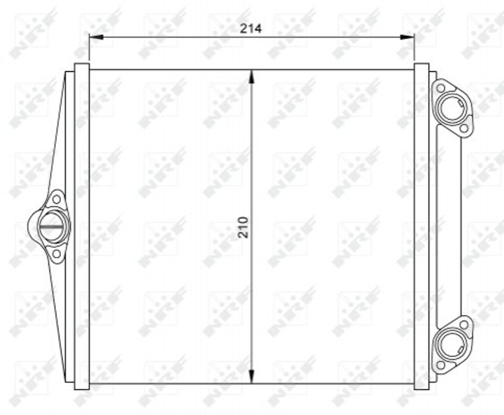 Радіатор NRF 54248 NRF (54248) - зображення 1