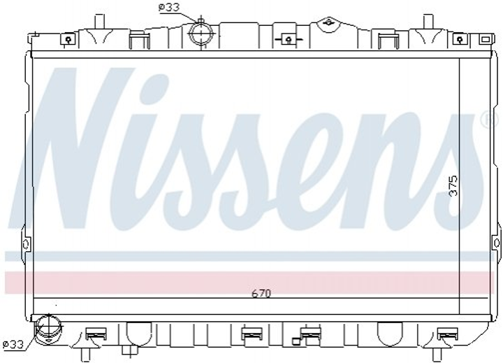 Радиатор Nissens (67469) - изображение 1