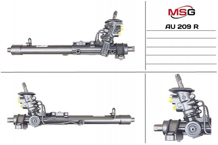 Рульова рейка з ГУР Audi A3, Seat Leon, Seat Toledo MSG (AU209R) - зображення 1