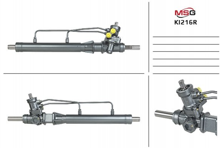 Рульова рейка з ГУР Kia Pride MSG (KI216R) - зображення 1