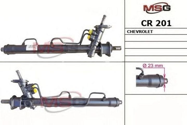 Рульова рейка з ГУР Chevrolet Aveo, Chevrolet Kalos, Daewoo Kalos MSG (CR201) - зображення 1