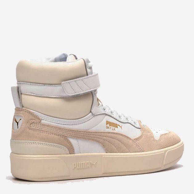 Жіночі черевики високі Puma Sky LX Mid Lux 37287001 38.5 24.5 см Білі (4062451847081) - зображення 4