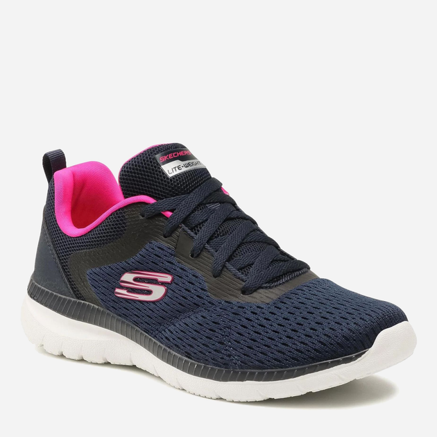 Жіночі кросівки для залу Skechers Bountiful - Quick Path 12607-NVHP 37 (7US) 24 см Темно-сині (194428108674) - зображення 4
