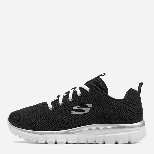 Жіночі кросівки для залу Skechers Graceful - Get Connected 12615W-BKW 41 (11US) 28 см Чорні (191665730262) - зображення 3