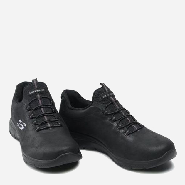 Жіночі снікери Skechers Summits - Itz Bazik 88888301-BBK 36 (6US) 23 см Чорні (193642660913) - зображення 3