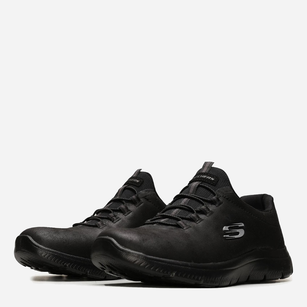 Жіночі снікери Skechers Summits - Itz Bazik 88888301-BBK 36 (6US) 23 см Чорні (193642660913) - зображення 4