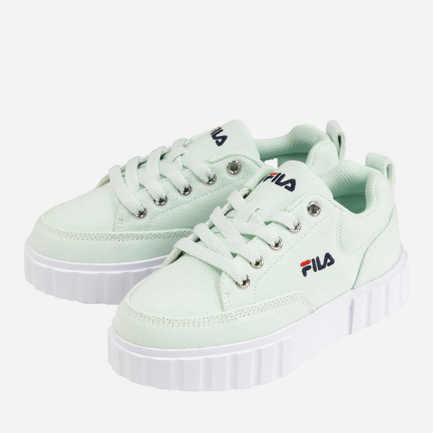 Tenisówki dziecięce dla dziewczynki Fila FFK0039-50052 34 21.9 cm Miętowe (8719477785540) - obraz 4