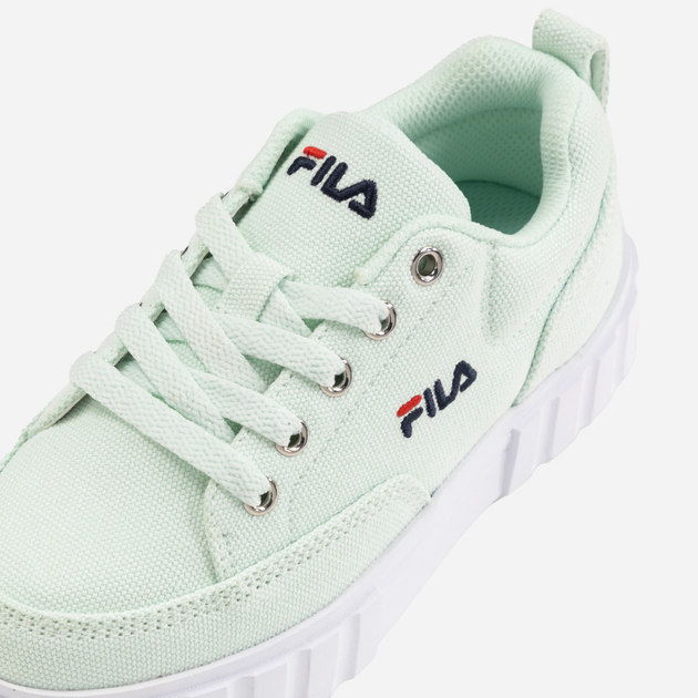 Tenisówki dziecięce dla dziewczynki Fila FFK0039-50052 35 22.6 cm Miętowe (8719477785557) - obraz 10