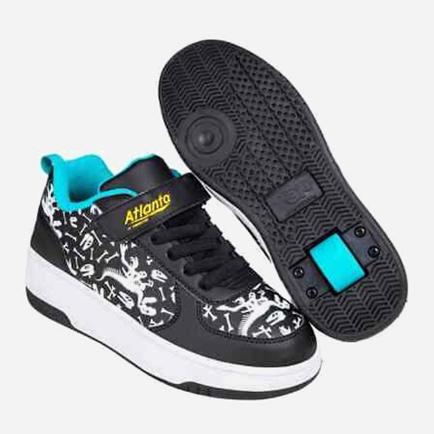 Butorolki dla dzieci Heelys HES10304 32 Czarne/Cyan/Atlanta (5713646218757) - obraz 4