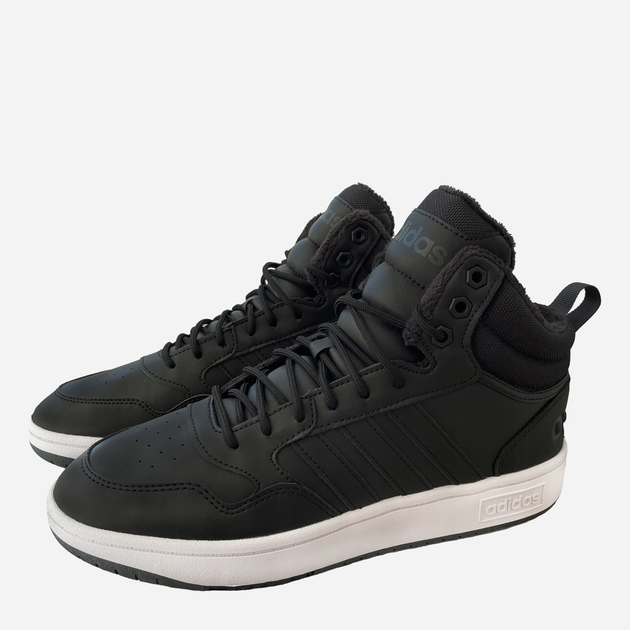 Trzewiki męskie adidas Hoops 3.0 Mid Wtr GZ6679 45 (10.5UK) 29 cm Czarne (4065426087574) - obraz 3