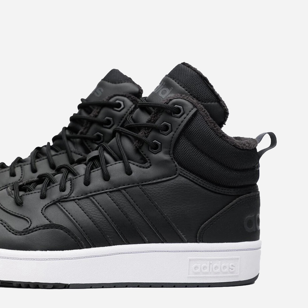 Trzewiki męskie adidas Hoops 3.0 Mid Wtr GZ6679 45 (10.5UK) 29 cm Czarne (4065426087574) - obraz 4