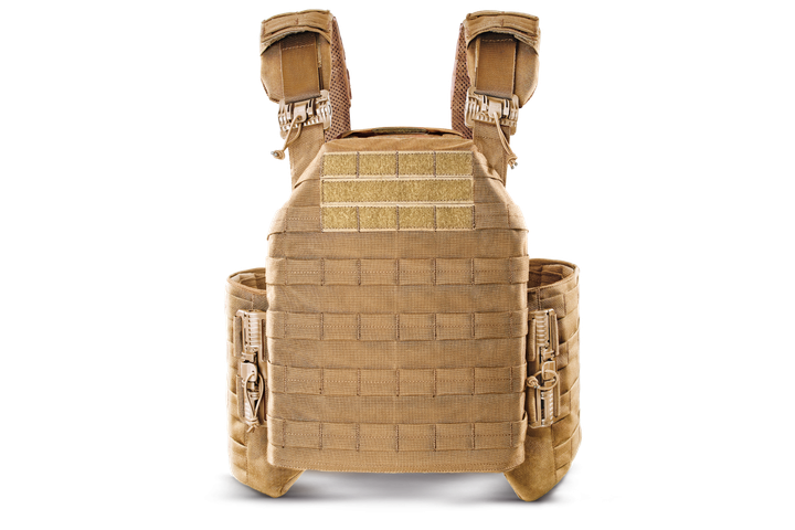 Плитоноска / тактичний жилет Plate Carrier U-WIN PRO зі швидким скиданням 250х300 з камербандами L під балістичні пакети Cordura 500 Койот - изображение 2