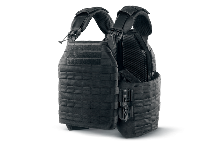 Plate Carrier U-WIN PRO зі швидким скиданням 280х360 з камербандами XL під балістичні пакети Cordura 500 Чорний - зображення 1