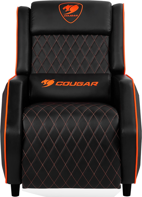 Sofa gamingowa Cougar Ranger 3MRANGER.0001 czarno-pomarańczowa (CGR-SA1) - obraz 1