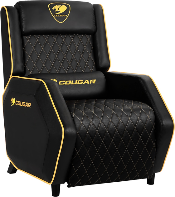 Sofa gamingowa Cougar Ranger Royal 3MRANGRY.0001 Black/Golden (CGR-SA5) - obraz 2