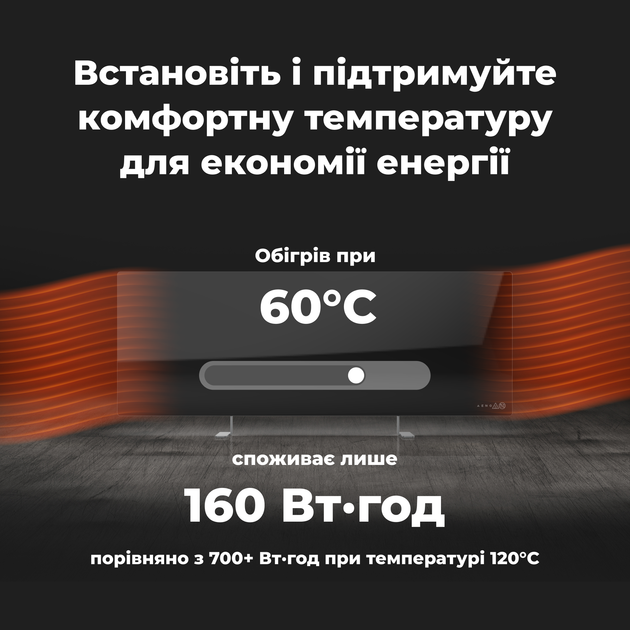 Конвектор AENO Premium Eco Smart GH4S LED Black (AGH0004S) - изображение 15