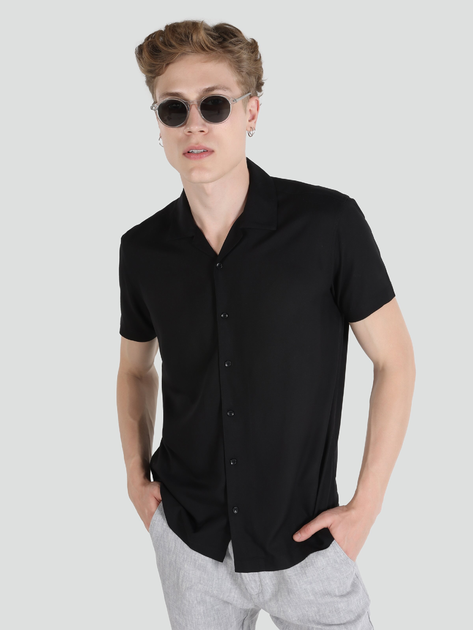 Акція на Сорочка Colin's CL1064181BLK 2XL Black від Rozetka