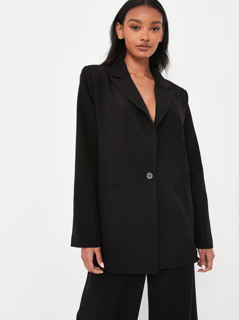 Пиджак удлиненный женский Missguided TJ1001670 38 Черный ...