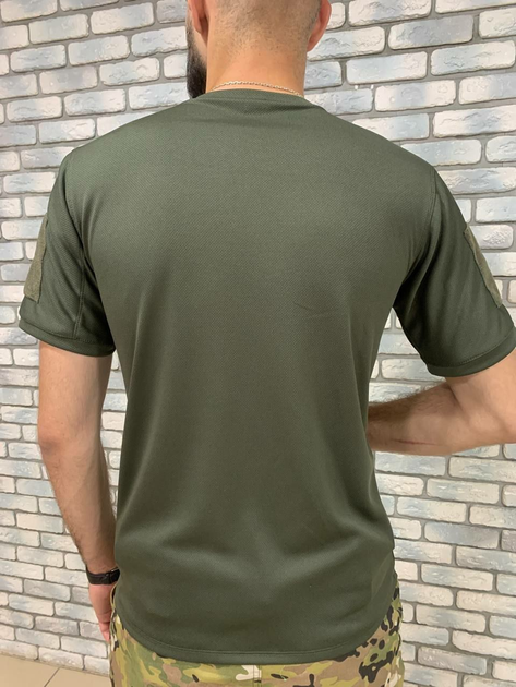 Літня військова тактична футболка 46 Хакі - зображення 2