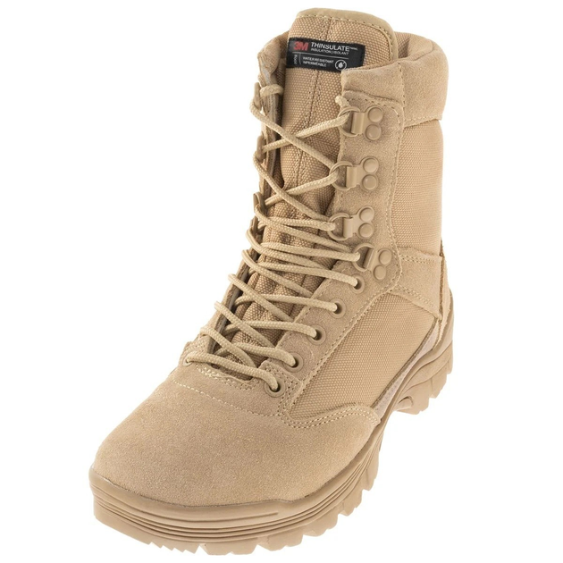 Тактические сапоги Mil-Tec Tactical Boots With YKK Zipper Хаки Размер 40 - изображение 2