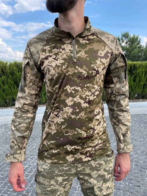 Військова тактична сорочка з довгим рукавом Убакс 60 Піксель - зображення 1