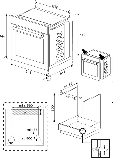 Духова шафа електрична Beko BBIMM13400XCSW - зображення 6
